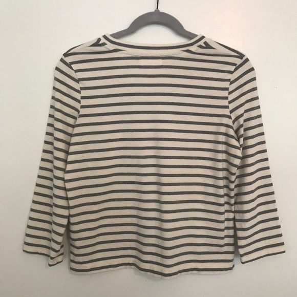 Madewell striped cropped sweatshirt XXS - Picture 5 of 6